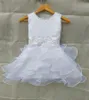 Blumenmädchenkleid für Hochzeit Süße Prinzessin Mädchen Pageant Kleider mit Applikationen Schöne Kinder / Kinder Geburtstagsfeier Weihnachten Halloween-Kommunion