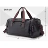 Mens Travel Duffle Bags Pu Leather Waterproof Classic Sports Fitness Handbags stor kapacitet multifunktion axel duffel237c