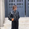 Autumn Women Loose Black Short Pu Faux Leather Jacket Casual Female Motorcycle Biker Pocket Bf Style Coat Outwear 210430