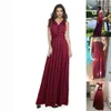 Yeni Bayanlar Seksi Uzun Elbise Kadınlar Nedime Örgün Çok Yönlü Wrap Cabrio Infinity Maxi Elbise Parti Bandaj Elbiseler Vestidos 210416