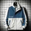 Mäns Jackor 2021 Jacka Men Fashion Casual Loose Mens Sportkläder Bomber OuterWear Windbreaker Coats Plus Size M- 5XL