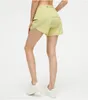 2021 Womens -33 Yoga Shorts Pants Pocket Quick Dry Gym Sport outfit högkvalitativ stil Summerklänningar Elastisk midja -32 odefinierad Align 2961884