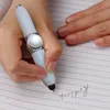 Ballpoint Pens Finger Gyro Spinn Er Pen Funny Rotating Spinning Gyroscope Decompression Light Ball Shape Relieve Stress Writing Toys