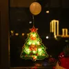 LED Decoração de Natal Sucker Luz Santa Claus Christmass árvore Elk Star Boneco de Boneco de Estrela Cinco