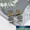 High quality men and women cufflinks, jewelry shirt cufflinks, brand , gold pattern wedding accessories  Factory price expert design Quality