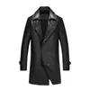 Hommes en cuir hommes Faux véritable veste homme printemps véritable peau de mouton marque costume col coupe-vent mode coréenne luxe Top Gun manteau