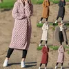 Giacche da corsa 2021 inverno donna cardigan lavorato a maglia cappotto con cappuccio maglione signora tinta unita giacca morbida spessa alla moda lunga