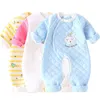 HH bebê inverno quente romper nascido meninas globais flanela outono manga longa para menino roupas jumpsuit traje infantil urso pijama 220106