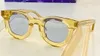 Havana Blue Square Sunglasses Unisexe Fashion Sun Glassements Occhiali da Sole Firmati UV400 Protecton avec Box9910118