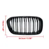 Front Bumper Kidney Grill Double Slat Racing Sport Grille Fit For BMW F20 F21 LCI 120i 1Series 2015 ,Car Accessories