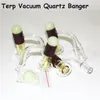 Terp Slurper Banger al quarzo con bordo smussato Chiodi Accessori per fumatori Banger completamente saldati senza soluzione di continuità 10mm 14mm Giunto con marmo di vetro Ruby Pearl Pill dabber tools cera