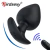 yutong Anal Vibrator for Men Prostate Massager Wireless Remote Control Dildo Butt Plug For Adult Masturbators Toys7881418