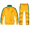 Men's Tracksuits OLOEY 2 Pcs Sweatsuits Tracksuit Men Team Track Suit Zip Jacket Sweatpants Joggers Sport Suits Jogging Set