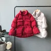 Solide Mode Frauen Parka Mantel Elastische Taille Taschen Stilvolle Jacke Winter Sammlung Reißverschluss Verdicken Warme Mäntel Oberbekleidung Dame 210414