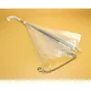 20PCSDHL Transaparent Clear Pet Umbrella Built In Leash Dog Puppy Walking Sleet Snow Rain Keep Pets Animal Dry Plastic Umbrellas 4377806