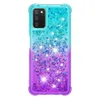 Gradient Ciecz Brokat Airbag Przypadki do Samsung A03 A13 A33 A53 5G Hybrid Hard PC Soft TPU Osłona ochronna