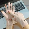 Five Fingers Gloves 2022 Fashion Women Ladies Summer Autumn Sunscreen Cute Patchwork Thin Touch Screen Breathable Driving