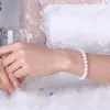 2021 moda mulheres jóias pérolas artificiais pulseira barato pulseira frisada puro branco faux pérolas pulseira por atacado navio grátis