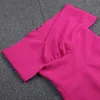 Ocstrade bandage jurk zomer kleding voor vrouwen sexy roze bodycon celebrity club avondfeest 210527