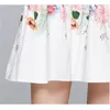Mode Runway Höst Kvinnor Lantern Långärmad Multicolor Floral Print Dress Boho Holiday Beach Ladies Mini Dresses 210520