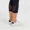 2021 Nouveaux pantalons de yoga de sport taille haute énergie sans couture fitness recadrée leggings femmes contrôle du ventre gym collants de course 1285 Z2