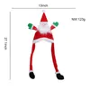 Chapeaux de fête drôles Santa Claus Snowman Hat Christmas Thanksgiving Decoration Moving Hand Airbag Soft Cap AdultChild CarnivalParty2897468