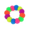 Fidget Toys Colorful Soft Unzip Bracelet TPR Elastic Decompression Toy Stress Relief Fidget Wristband Game Toy Random Color