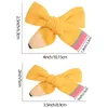 ヘアアクセサリーncmama 20pcslot 3quot4quot bows bows handmade Pencil Bow Cotton Clip for Teenage Girls Student33378366