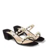 Lato Design Amara Sandal Damski Plaża Pluszowy Mule Pearl Strappy Dress Party Wedding Heels Flip-Flops Sandalias EU35-43