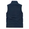 5XL MEN Fjäder Outwear Tjock Varm Fleece Ärmlös Vest Jacka Waistcoat Höst Casual Outfits Tactical Plus 210923