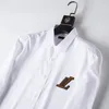 2021 dressers مصممين اللباس قميص الرجال الأزياء المجتمع الأسود الرجال بلون الأعمال عارضة الرجال طويلة الأكمام M-3XL # 11