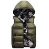 Olekid Höst Vinter Reversible Barn Vest Camouflage Boys Waistcoat 3-20 år Kids Teenage Girl Ärmlös Jacka 211203