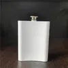8oz Blank Sublimation Flask Portable 304 Stainless Steel Hip Flask Flagon Whisky Wine Alcohol Bottle VT1930