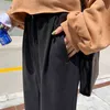 Autumn Winter Fashion Women Elastic Waist Woolen Harem Pants all-matched Casual Loose Plus Size S256 210512