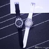 Luminous Diamond Watch Trend moda Men039s Women039s zegarki miłośnik kolorowy galaretka silikonowa genewa przezroczysta student WRI2018532