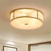 Round Fashion Crystal Lamps Modern LED Ceiling Lights For Living Study Room Indoor Lighting Decor Crystal Luminaire