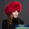 Hiver chaud dames 100% réel chapeau de fourrure de raton laveur russe véritable fourrure Bomber chapeau avec oreillettes pour les femmes conception experte d'usine Qual325J