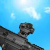 1 x 25mm Red Dot Scope 2 MOA Compact Scopes Reflex Sight Mini Rifle Sights con supporto per riser da un pollice