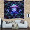 Tapisseries multifonction mur tapestry champignon homme imprimé couverture suspendue yoga voyage de couchage nat à la maison el décor2986215