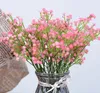 Criativo Artificial Flores Colorido Gypsophila Longo Haste Flores Falso Buquê Buquê Silk Flower Home Wedding Decor