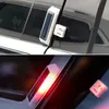 Car Solar Strobe Door Opening Sensor Light Anti-collision Led Warning Running Water Side Turn Signal Dark Night Blade With Strob