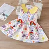 Été filles robe coréenne sangle Plaid décontracté sans manches fête princesse mignon enfants bébé enfants filles vêtements 210625