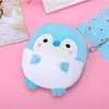 Cute penguin mini plush toy key hook earphone bag coin storage plush coin purse practical bag children's gift plush toys