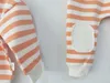 Bambini Felpe a righe larghe Pantaloni Moda Autunno Ragazzi Copre gli insiemi Cotone Neonate Abbigliamento Completo Ragazza del bambino Abiti 210413