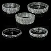 Bling Luksusowe kołnierze dla psa z pamiami dhinestone Design Diamond Księżniczka dla małych średnich psów wielokrotnie srebro Diamond Silver2115984