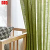 Gardin draperier moderna gardiner för vardagsrum matsal sovrum enkla stora magen skärmar fasta färggardiner grön tulle skräddarsydda