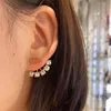 Boucles d'oreilles à la mode Boucles d'oreilles en diamant pour femmes Lady Party Mariage Amoureux cadeau Engagement de haute qualité laiton de luxe de luxe bijoux avec boîte