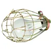 Lampa täcker nyanser metall glödlampa klämma vintage ljus bur hängande industriell hängande dekor för hem bar