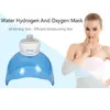 Nouvelle machine à jet d'oxygène de haute qualité, appareil à vapeur pour le visage, à l'hydrogène et à l'eau, avec thérapie à la lumière photonique LED, rajeunissement de la peau, hydratation
