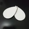 2021 new Sublimation Earrings Blank White Pendants Drop DIY Dangler Leaf Manual Handwork For Gift Free